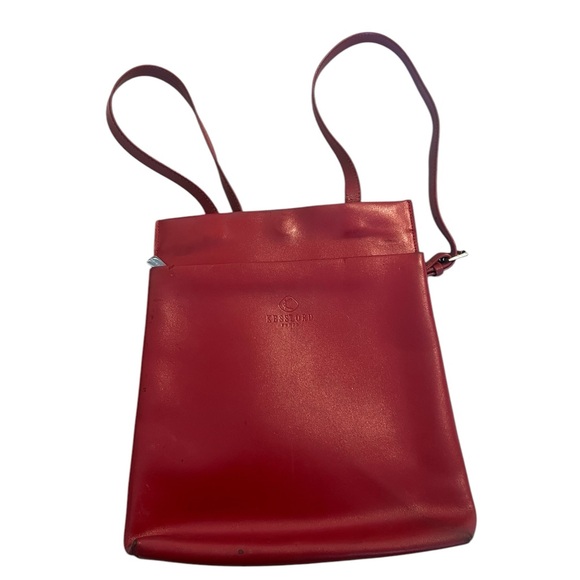 Kesslord Paris Red Leater Bag Backpack - Picture 1 of 3